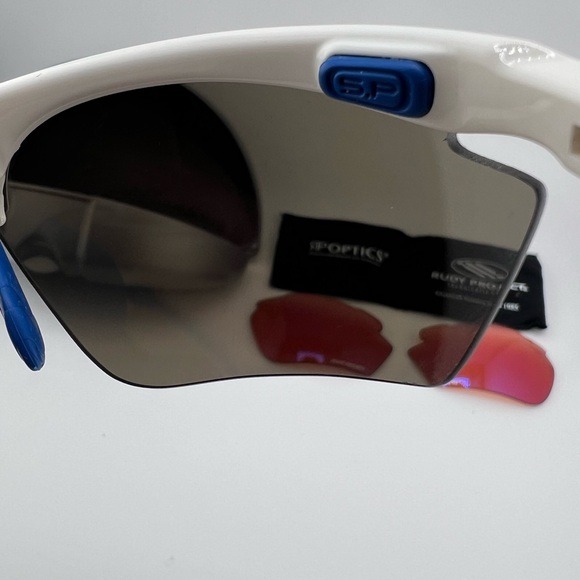 Rudy Project Magster Racing Sunglasses SN66-69R with Case & Extra Lenses MINT! - Picture 13 of 16